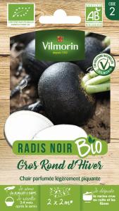 Radis Noir Gros Rond d'Hiver - BIO